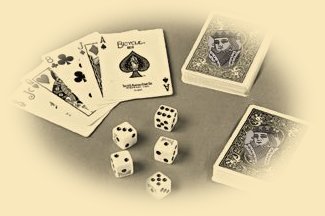 Playing Cards and Dice Set